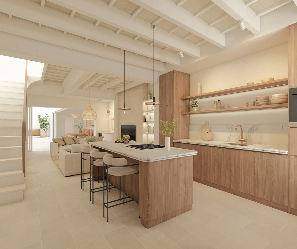 Roosjen keukens en interieur